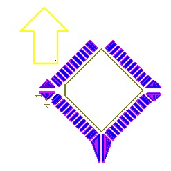 OFP和PLCC型集成塊如采用紅膠工藝過(guò)波峰,需采用斜角45度方式擺放，且每邊的最后一個(gè)引腳均需添加盜錫焊盤(pán)