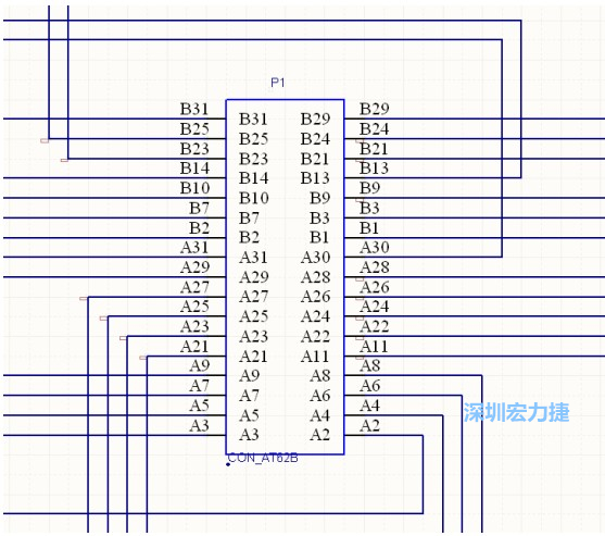 雙擊 1.SchDoc，文件可以被正常打開，下圖是其中的一部分：