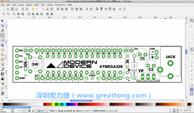 既然你有一個以電路板為背景的清晰影像了，使用向量工具將要絲印的圖像畫在上面吧，下面有一個例子。